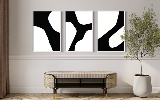 "CONTRAST" - Poster Print Set of 3 - Bundle