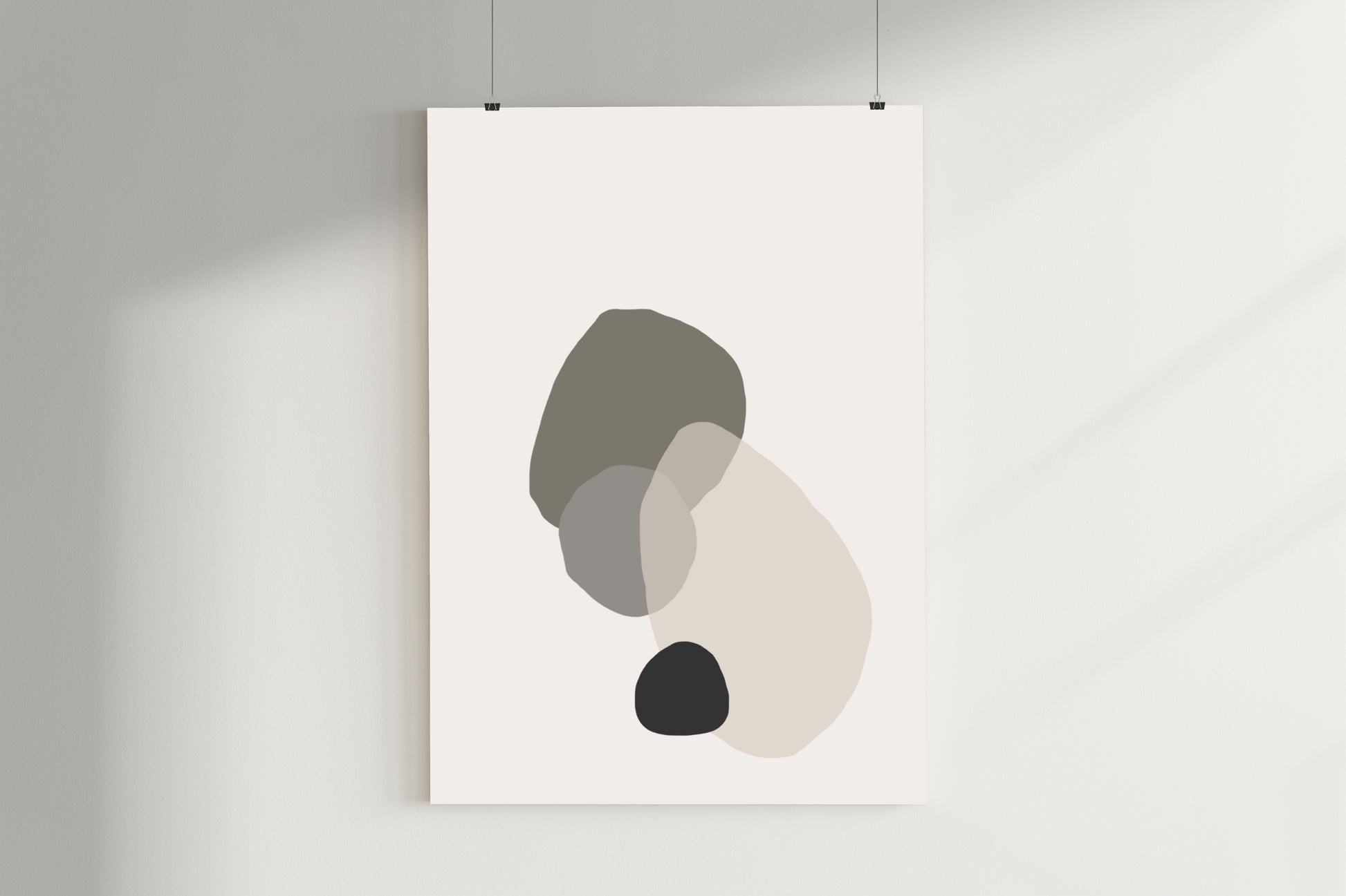 "ABSTRACT ROCKS" - Poster Print Set of 3 - Bundle