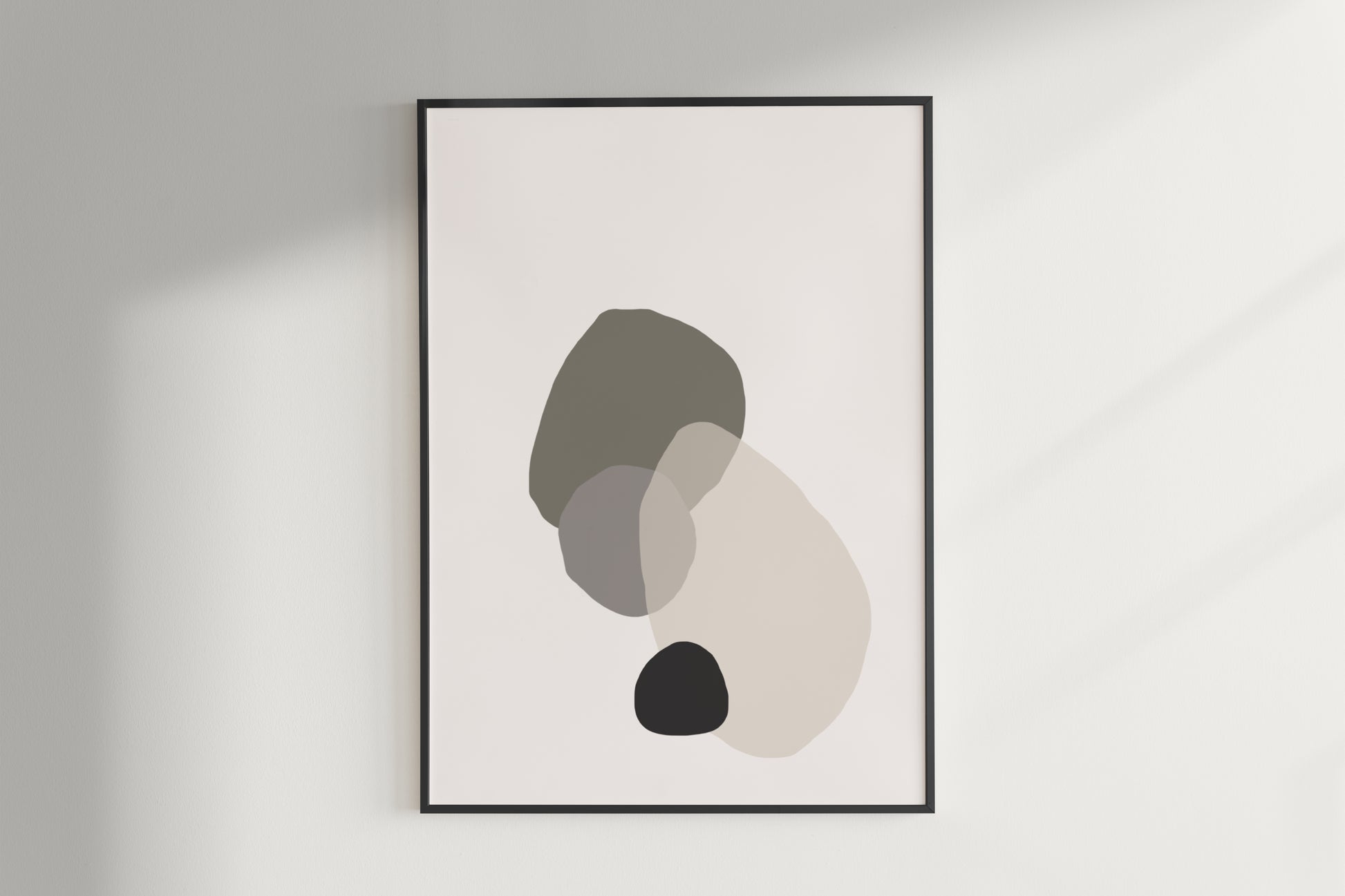 "LOFT" - Wall Art Set of 3 (Black Frame)