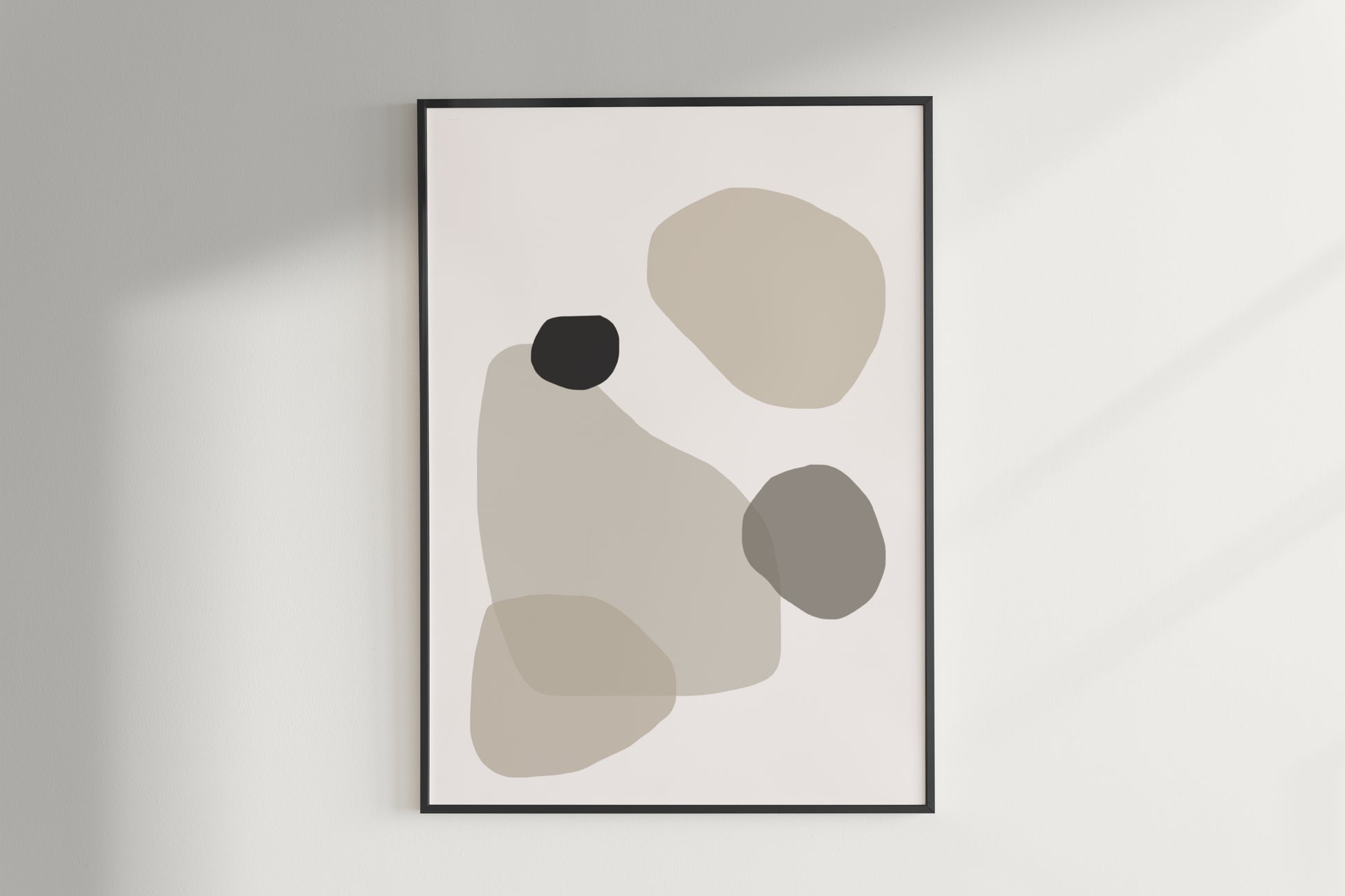 "LOFT" - Wall Art Set of 3 (Black Frame)