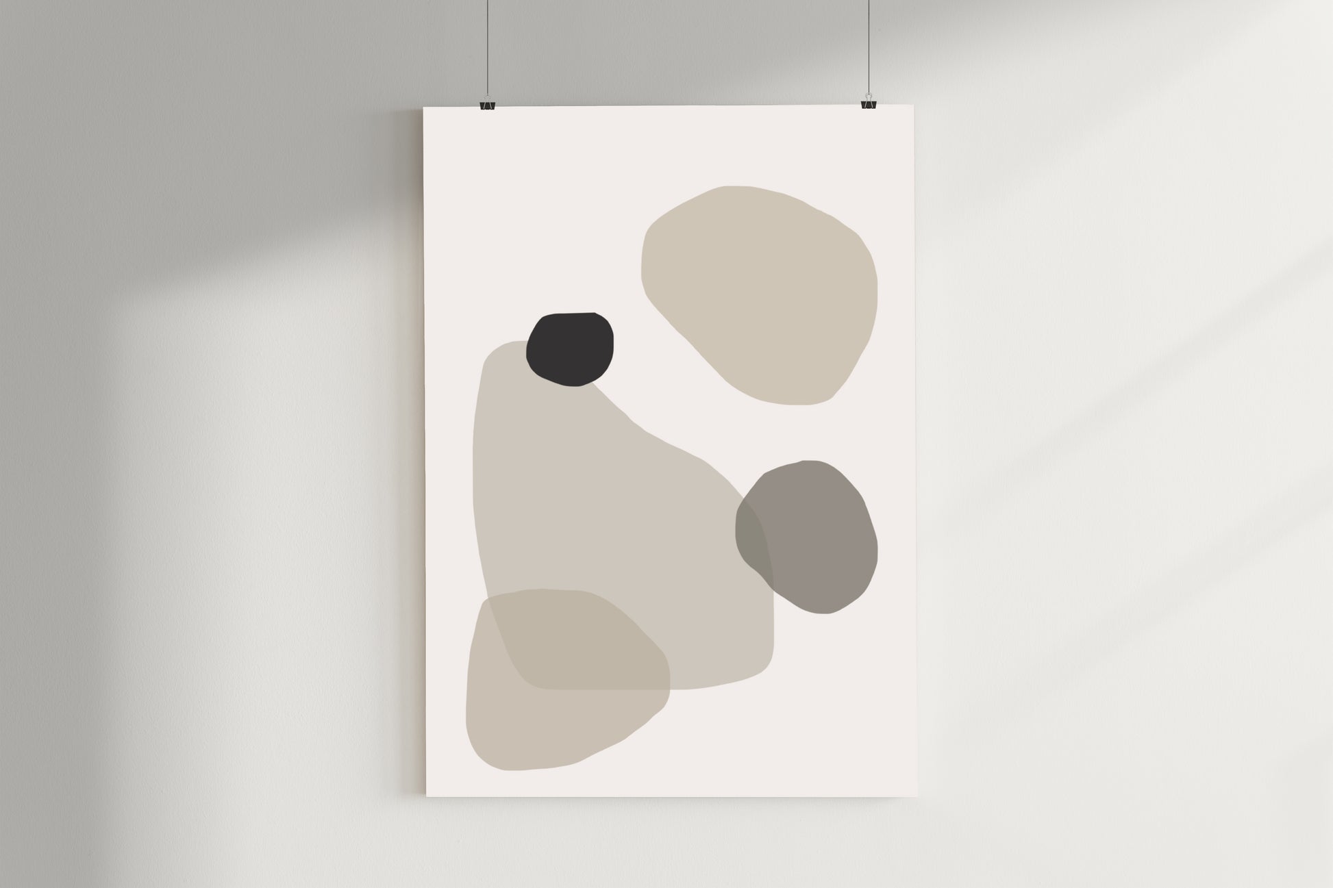 "ROCAS ABSTRACTAS" - Juego de 3 carteles impresos - Paquete