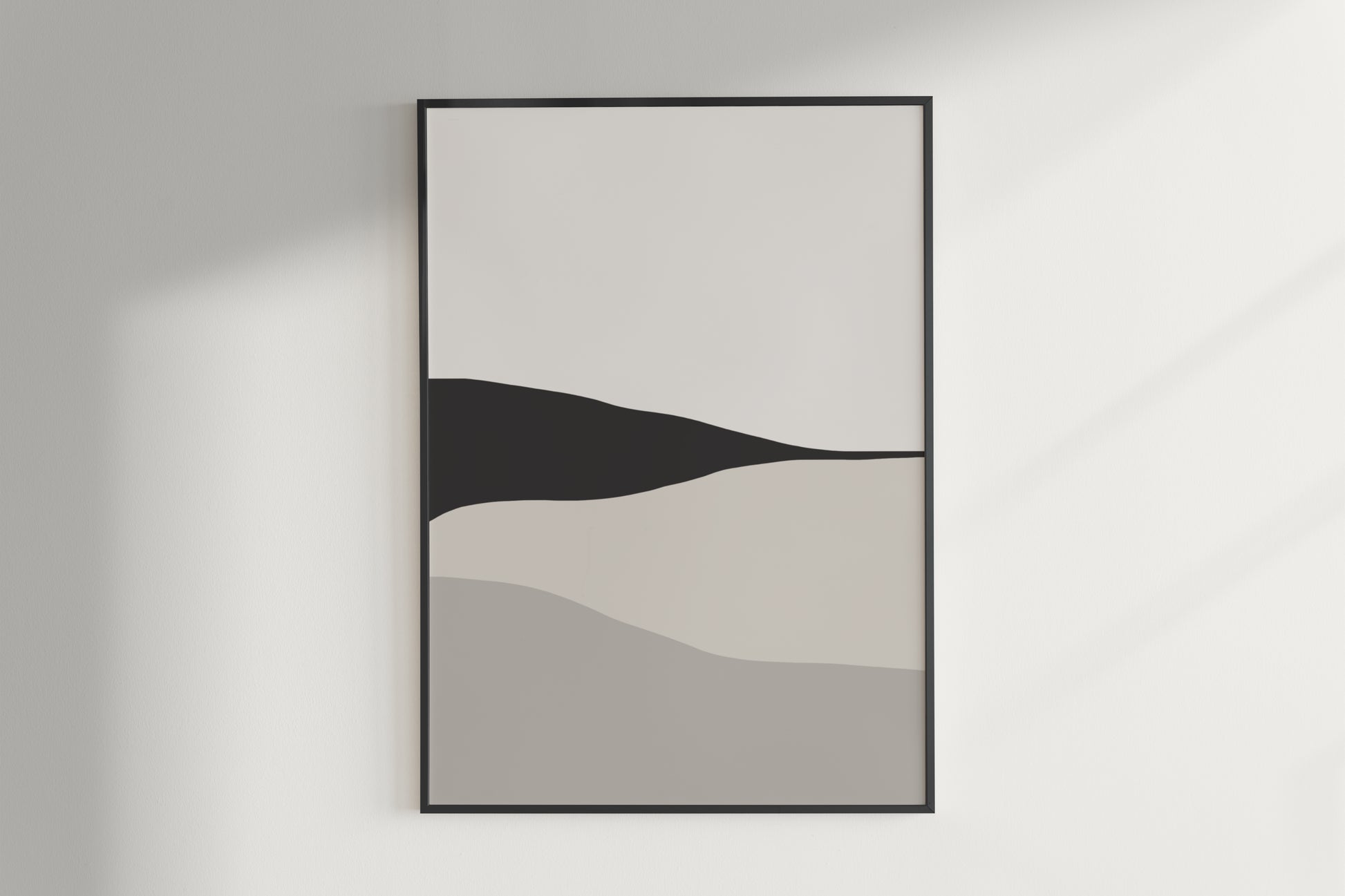 "DUNES" - Wall Art Set of 3 (Black Frame)