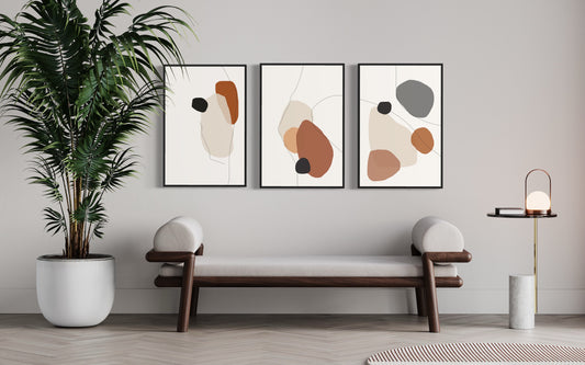 "ALIGNED" - Poster Print Set of 3 - Bundle