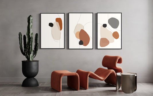 "ALIGNED" - Poster Print Set of 3 - Bundle