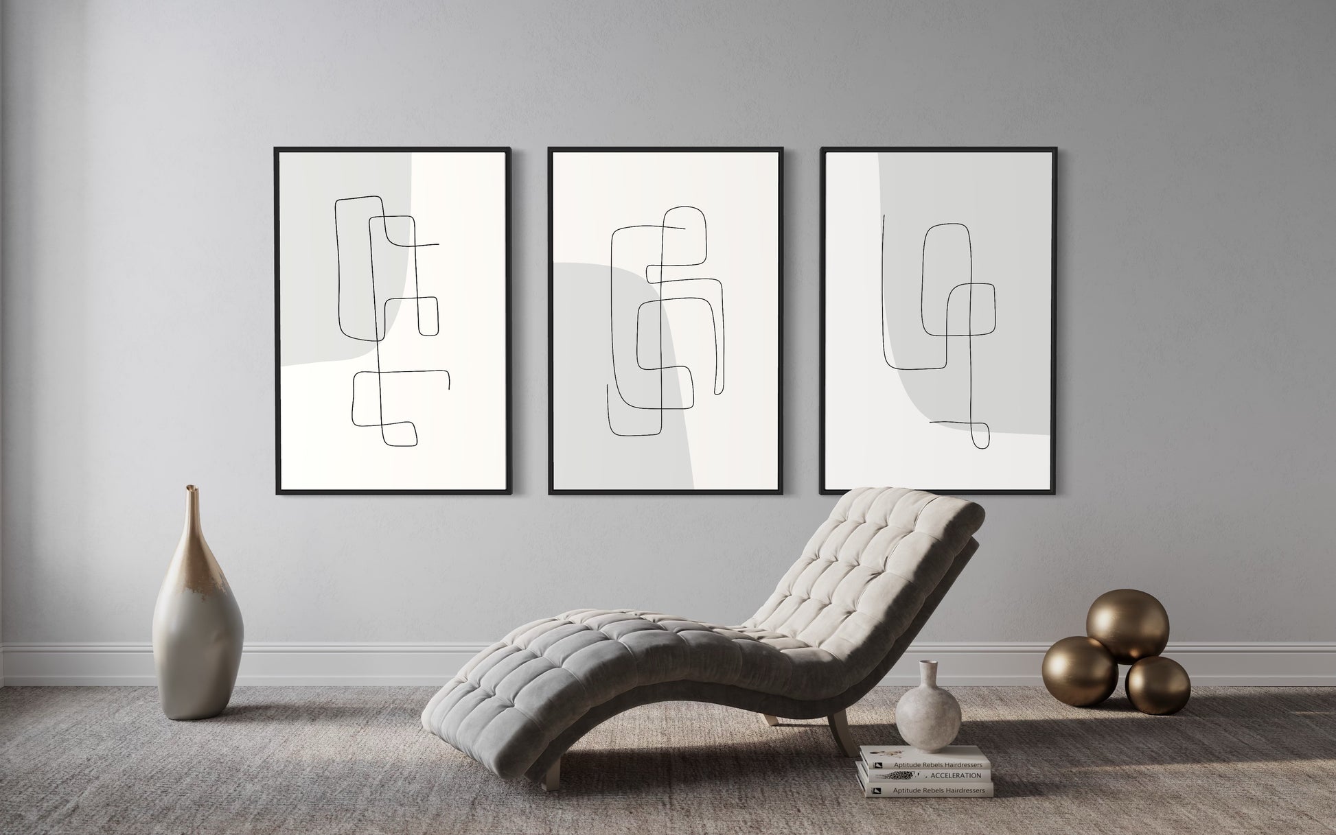 "THINLY" - Poster Print Set of 3 - Bundle