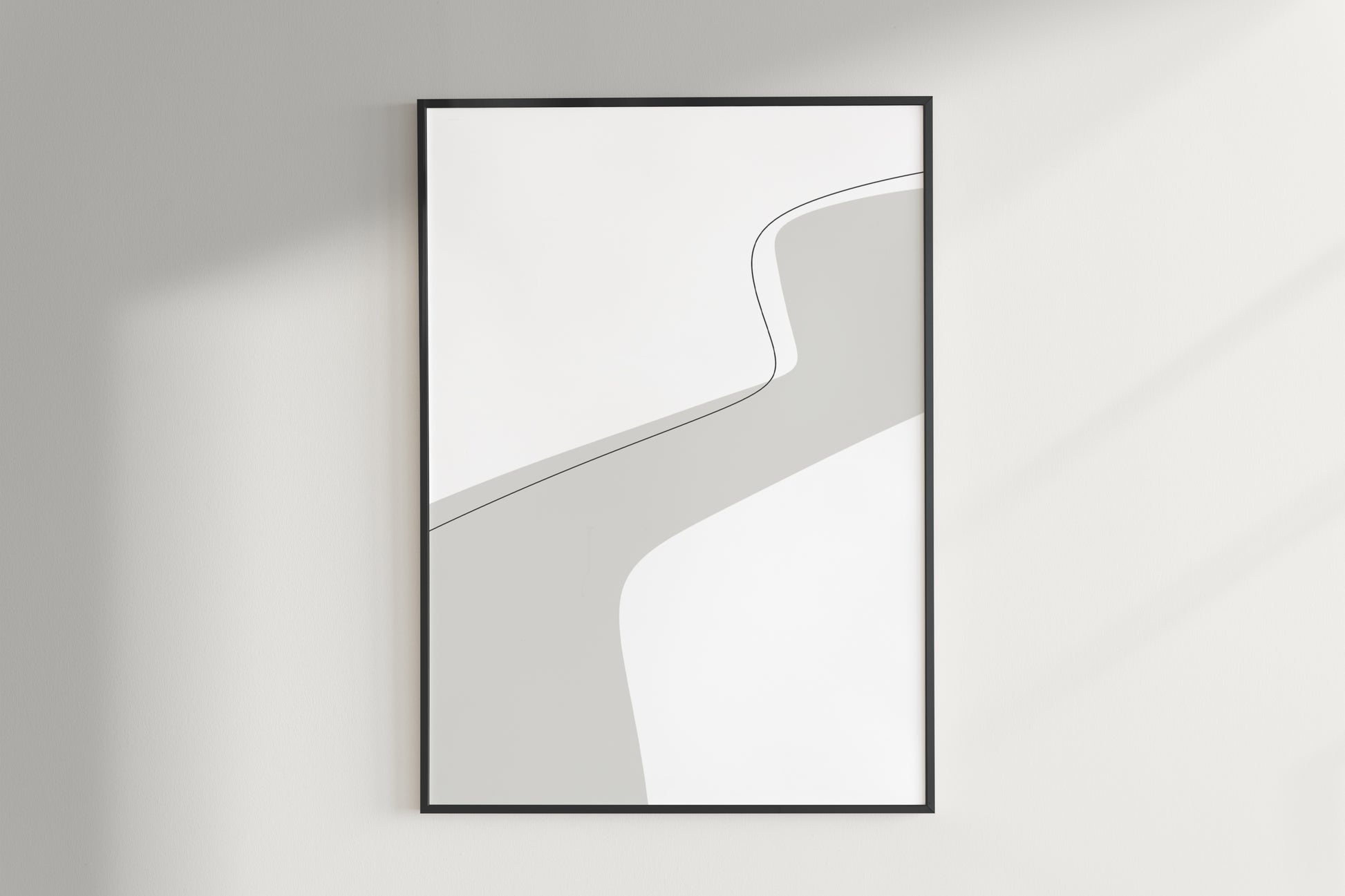 "REFLECTION" - Wall Art Set of 2 (Black Frame)