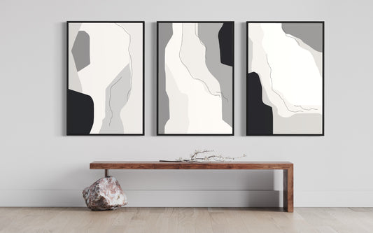 "CAVERNA" - Poster Print Set of 3 - Bundle