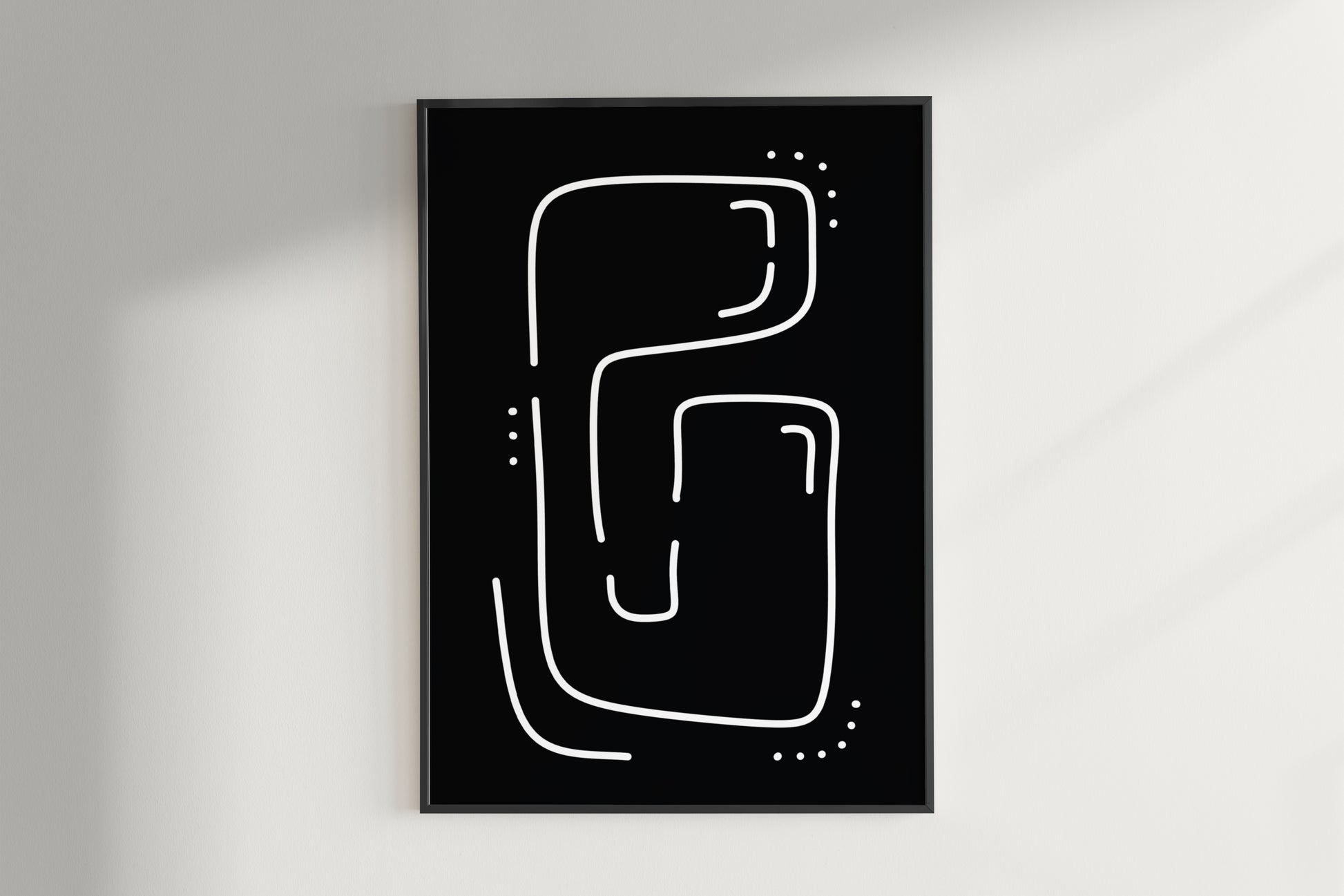 "SHAKY" - Wall Art Set of 2 (Black Frame)