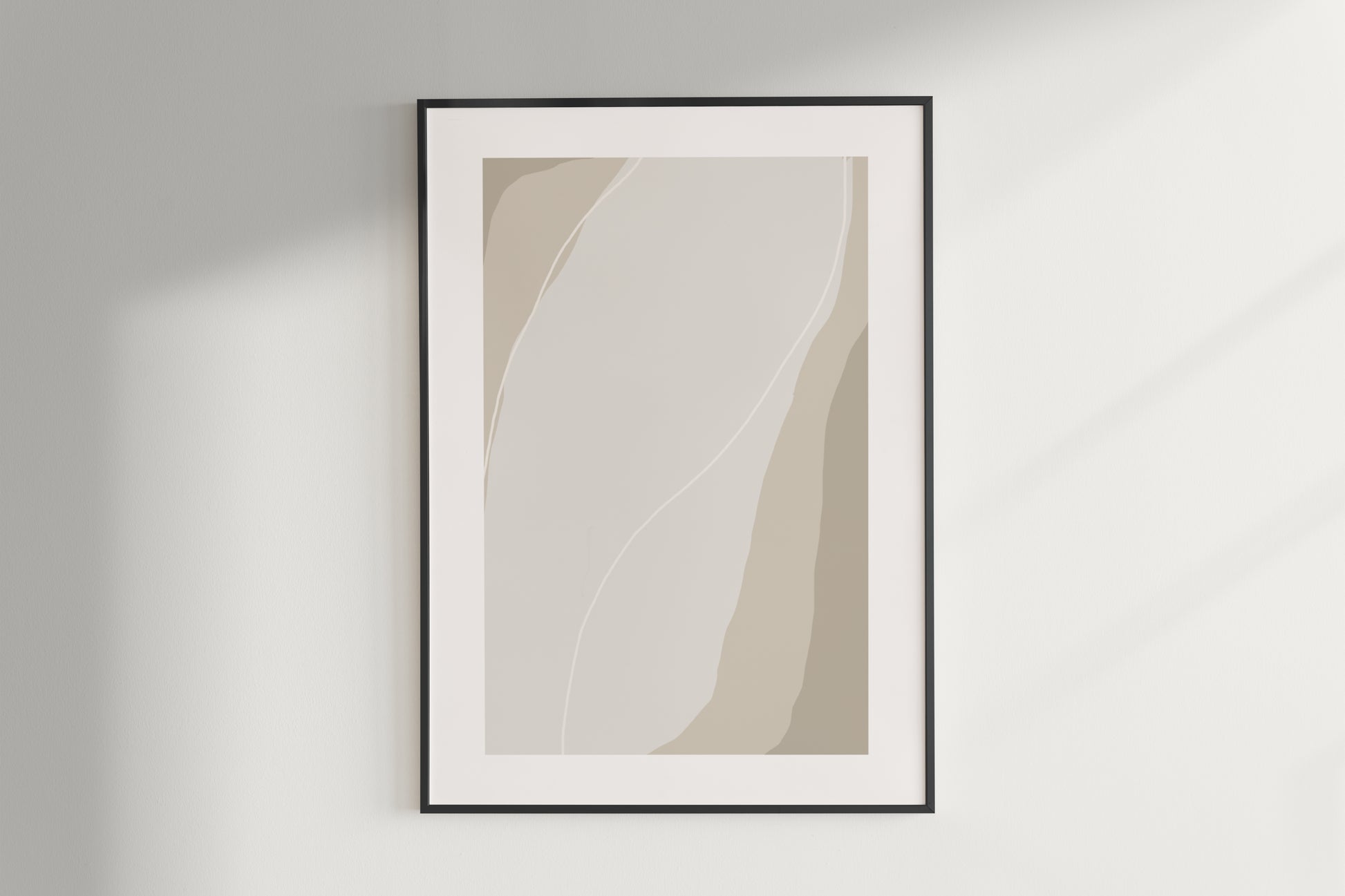 "SURROUNDING ENERGY" - Wall Art Set of 3 (Black Frame)