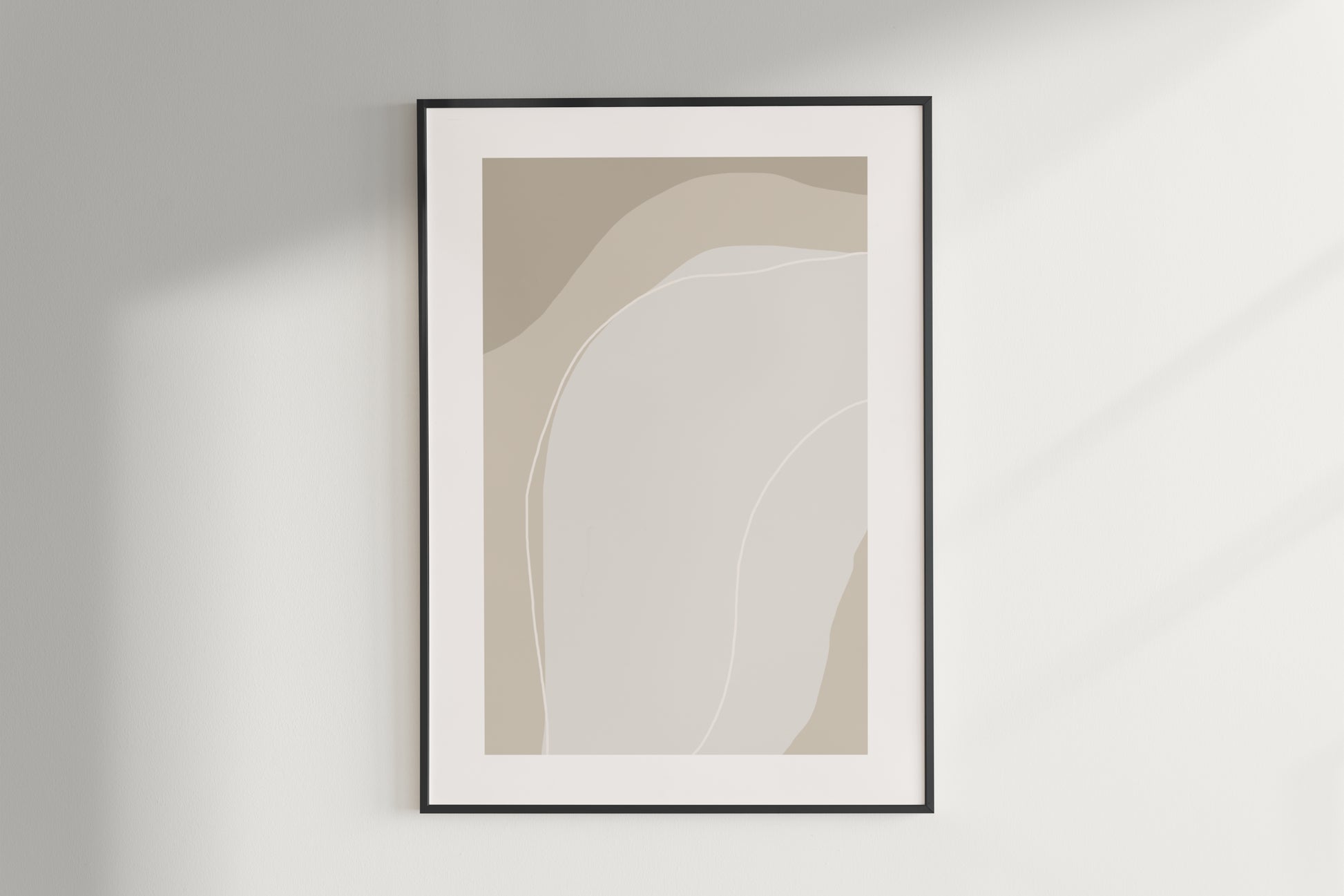 "SURROUNDING ENERGY" - Wall Art Set of 3 (Black Frame)